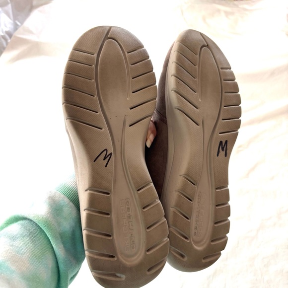 Skechers Slip-Ins On-the-GO Flex - Captivating Brown Suede Like SZ 9.5 Worn 1X - Picture 8 of 13